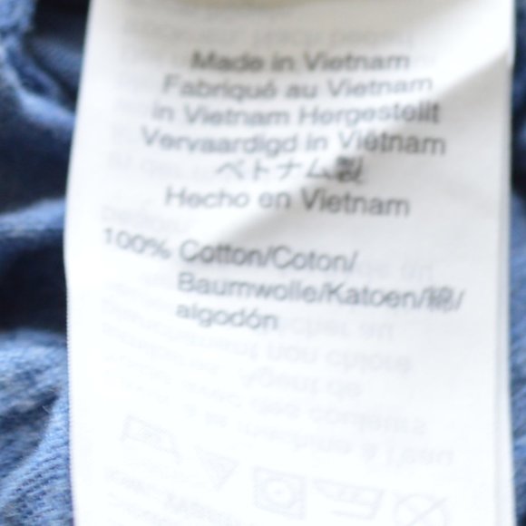 Madewell S Blue Sleeveless V-neck Tank Top - Picture 6 of 7